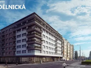 Pronájem bytu 2+kk, Praha - Holešovice, V háji, 57 m2