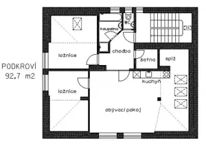 Pronájem bytu 3+kk, Praha - Kobylisy, Klíčanská, 93 m2