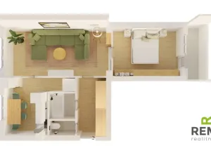 Prodej bytu 2+1, Otrokovice, Olbrachtova, 51 m2