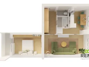 Prodej bytu 2+1, Otrokovice, Olbrachtova, 51 m2