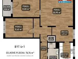 Prodej bytu 4+1, Ostrava - Zábřeh, V Zálomu, 76 m2