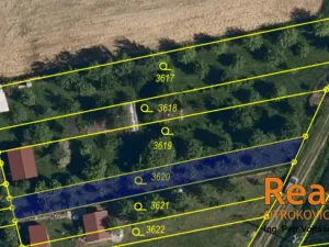 Prodej zahrady, Otrokovice, Smetanova, 322 m2