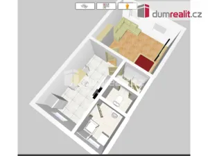 Pronájem bytu 1+1, Praha - Smíchov, Nádražní, 46 m2