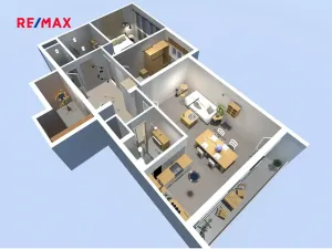 Prodej bytu 3+kk, Praha - Stodůlky, Bronzová, 78 m2