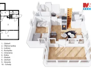 Prodej chaty, Kamenný Přívoz - Kamenný Újezdec, 69 m2