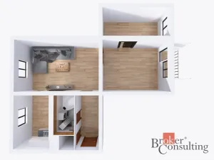 Prodej bytu 3+1, Bruntál, Jesenická, 62 m2