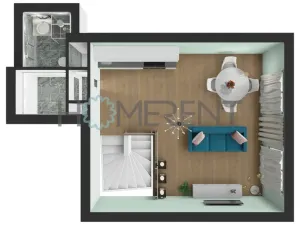 Pronájem bytu 2+kk, Praha - Karlín, Peckova, 86 m2