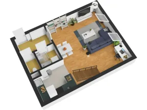 Prodej bytu 2+kk, Šestajovice, Komenského, 63 m2