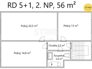 Prodej rodinného domu, Ostřešany, Družstevní II, 208 m2