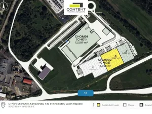 Pronájem výrobních prostor, Chomutov, Karlovarská, 3000 m2