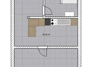 Pronájem bytu 1+1, Olomouc, Mlčochova, 55 m2