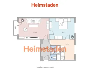 Pronájem bytu 2+1, Havířov - Město, Dlouhá třída, 54 m2