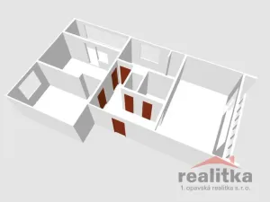 Prodej bytu 3+1, Otice, Opavská, 64 m2