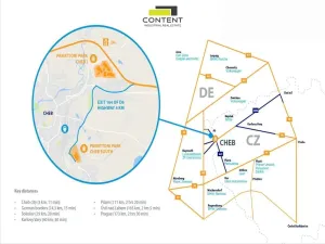 Pronájem skladu, Cheb, Podhradská, 11310 m2