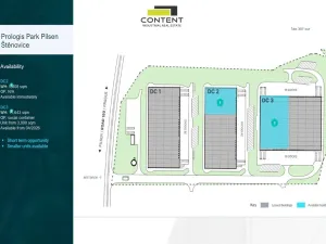 Pronájem skladu, Plzeň - Černice, K Cihelnám, 11643 m2