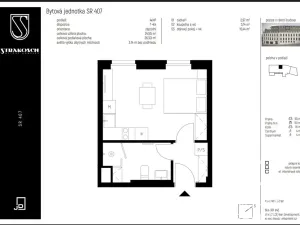 Pronájem bytu 1+kk, Kutná Hora, Hloušecká, 25 m2