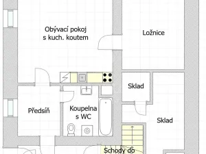 Prodej rodinného domu, Kamenice nad Lipou, Dobšova, 87 m2