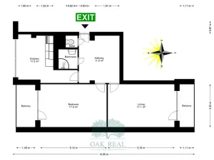 Prodej bytu 2+1, Říčany, Družstevní, 69 m2