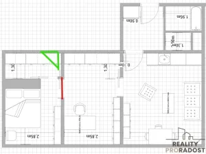 Prodej bytu 2+kk, Opava - Kateřinky, Na Pastvisku, 51 m2