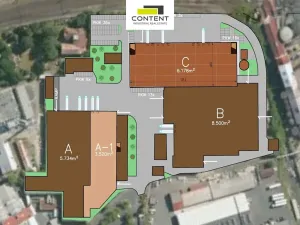 Pronájem výrobních prostor, Kolín - Kolín IV, Zengrova, 6200 m2