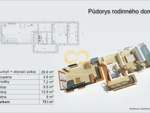 Prodej rodinného domu, Domanín, 160 m2