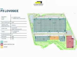 Pronájem výrobních prostor, Lovosice, 6563 m2