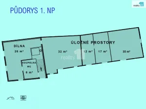 Prodej rodinného domu, Jilem, 95 m2