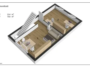 Pronájem kanceláře, Pardubice, Chrudimská, 149 m2