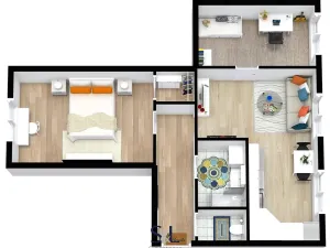 Pronájem bytu 3+kk, Česká Lípa, Kozákova, 61 m2