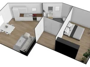 Pronájem bytu 2+kk, Brno - Ivanovice, Černohorská, 33 m2