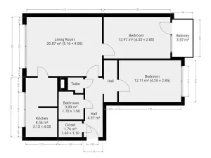 Pronájem bytu 3+1, Praha - Hlubočepy, Gabinova, 71 m2
