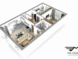 Prodej bytu 3+kk, Veliká Ves, Slunečná, 71 m2