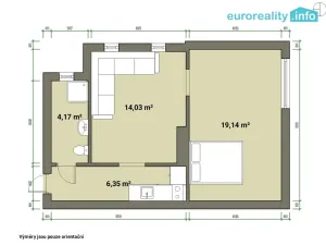 Prodej bytu 1+1, Mariánské Lázně, Mladějovského, 44 m2