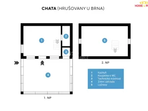 Prodej chaty, Hrušovany u Brna, 50 m2