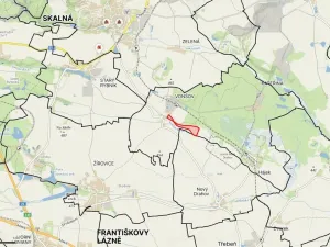 Prodej pozemku, Skalná - Vonšov, 47877 m2