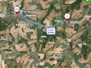 Prodej pozemku, Zahořany, 816 m2