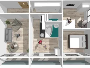 Prodej bytu 3+1, Litvínov, Mostecká, 65 m2