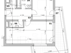 Prodej bytu 2+kk, Karlovy Vary, Sedlecká, 3184 m2