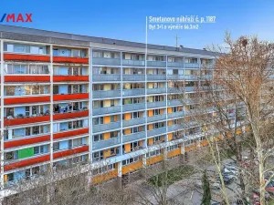 Prodej bytu 3+1, Hradec Králové, Smetanovo nábřeží, 66 m2