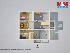 Prodej rodinného domu, Osek, Sokolská, 345 m2