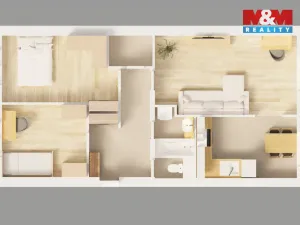 Prodej bytu 3+1, Kladno - Kročehlavy, U Hvězdy, 67 m2