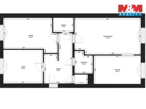 Prodej bytu 3+1, Kladno - Kročehlavy, U Hvězdy, 67 m2