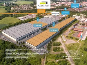 Pronájem skladu, Cheb, Podhradská, 5000 m2
