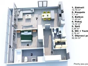 Prodej bytu 2+kk, Praha - Jinonice, Otopašská, 66 m2