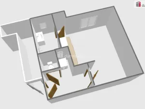 Pronájem bytu 1+kk, Břeclav, Bří. Mrštíků, 25 m2