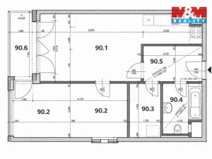 Prodej bytu 2+kk, Praha - Hloubětín, Poděbradská, 59 m2