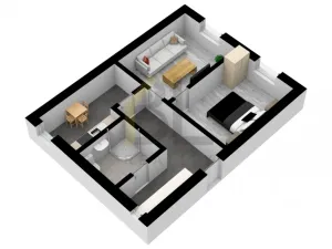 Prodej bytu 2+1, Hodonín, Horní Valy, 55 m2