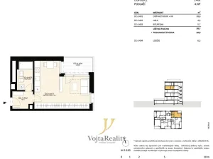 Pronájem bytu 1+kk, Olomouc, Ostrovní, 43 m2