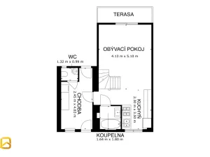 Pronájem rodinného domu, Zlín, Příkrá, 97 m2