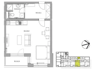 Pronájem bytu 1+kk, Plzeň, Pilařská, 43 m2